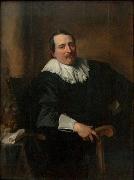 Anthony Van Dyck Portrait of Theodoor Rombouts oil painting